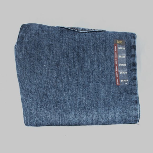Men's Lee Jeans Relaxed Fit Straight Leg 36 X 39 NWT - Picture 2 of 2